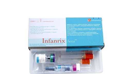 INFANRIX – Vắc xin 6 trong 1 (Phòng 6 bệnh: Ho gà, bạch hầu, uốn ván, bại liệt, viêm gan B và các bệnh do HIB)